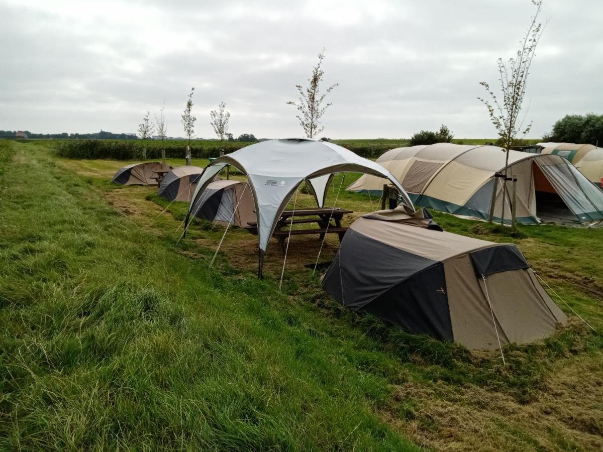 Hotel Basic 2P Tent Sotterum Kornwerd Exterior foto